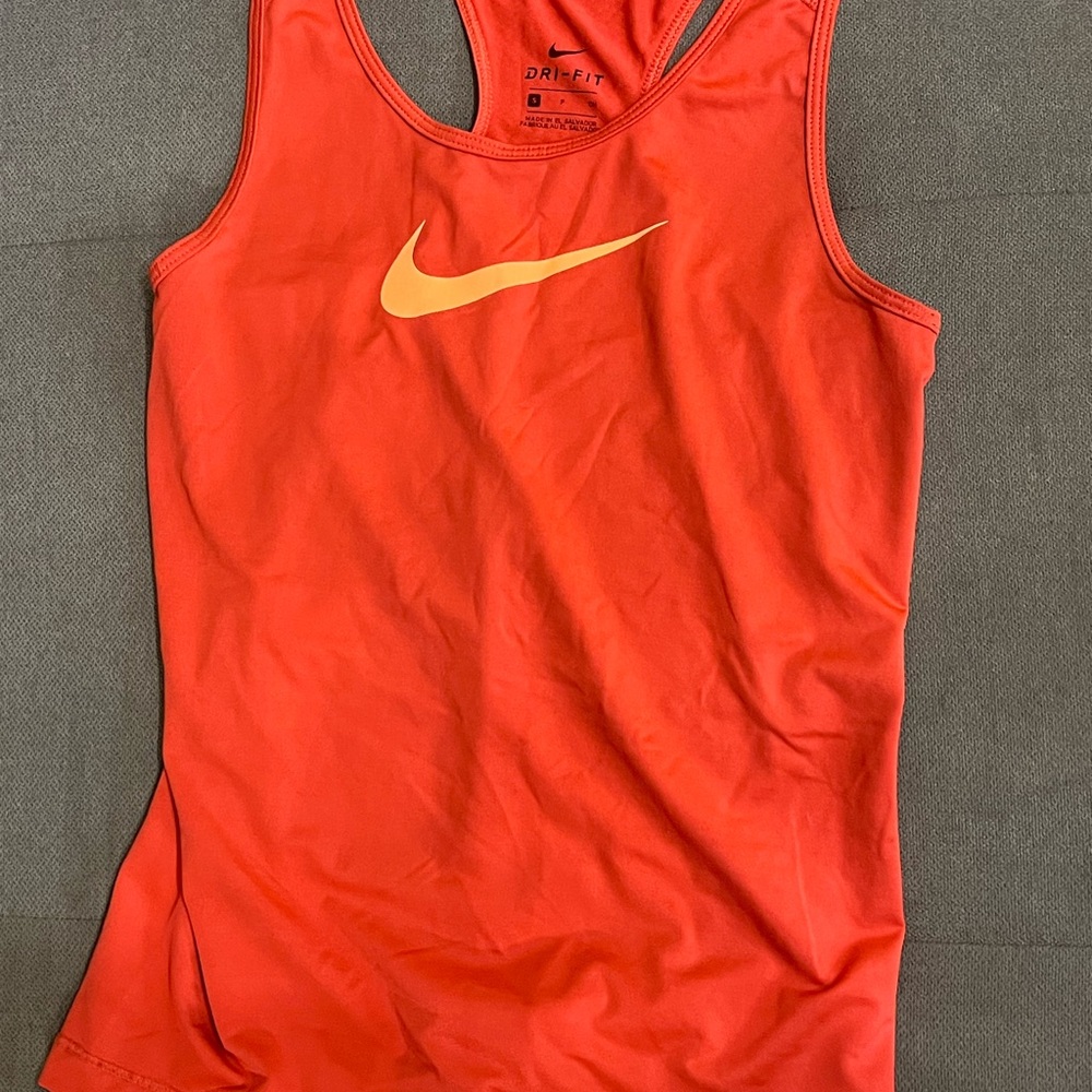 Nike Women's Orange Tank Top